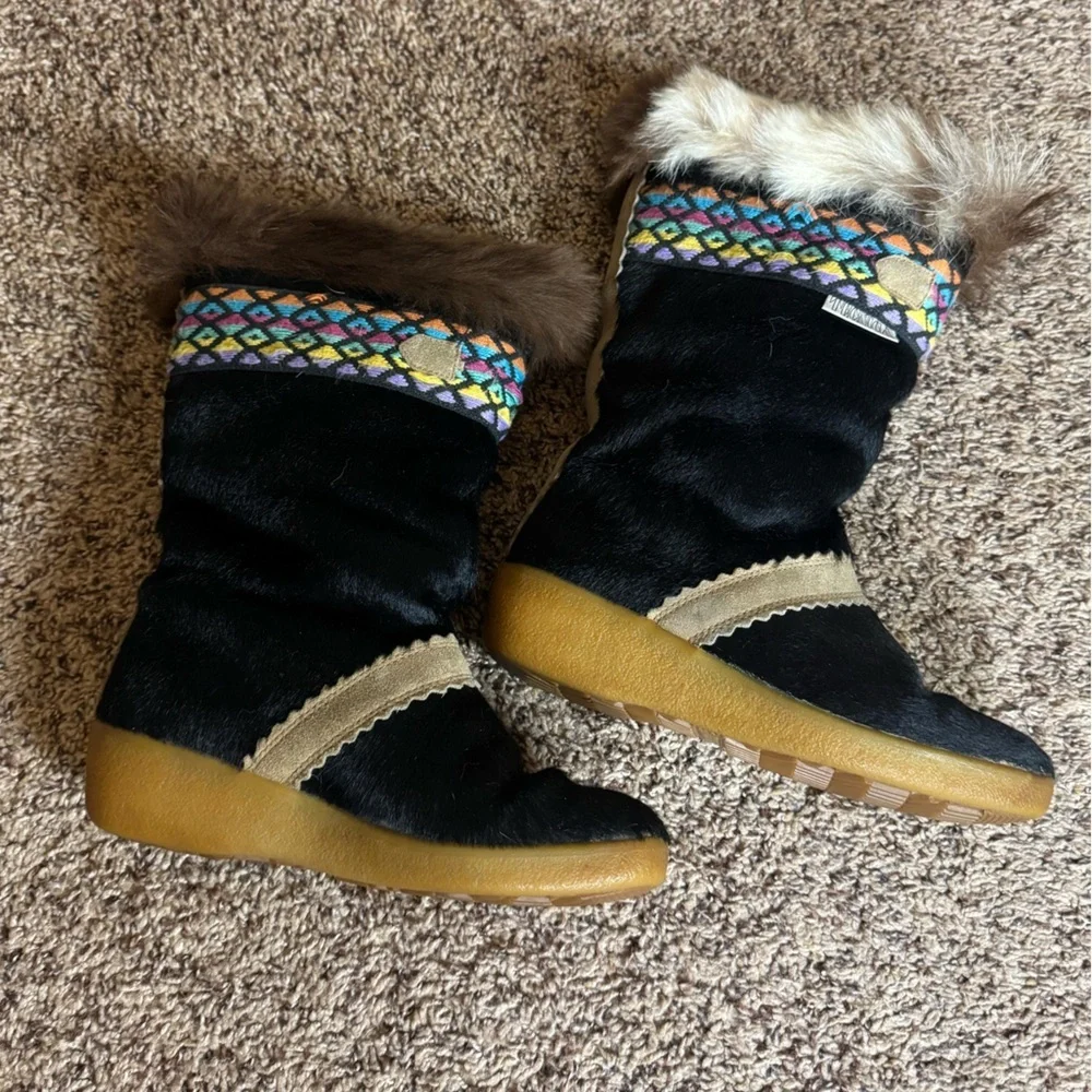 Tecnica Apres ski fur boots with warm lining Size 38 Made in Italy